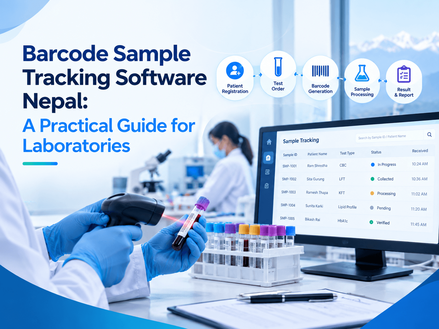 Barcode Sample Tracking Software Nepal