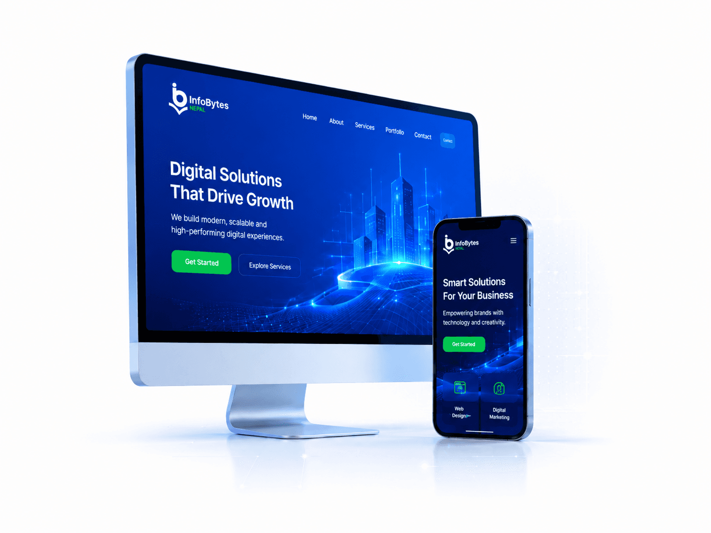 Web Design & Development service illustration